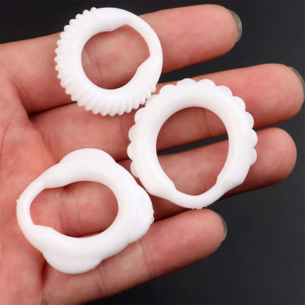 Cock Ring Silicone Penis Lock Rings Male Reusable Delay Ejaculation Ring Scrotum Bondage Goods Couple Cock Erection Erotic Toys