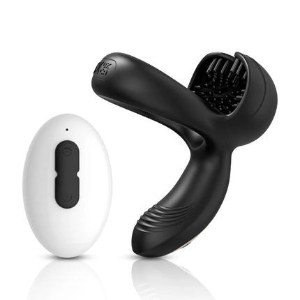 Remote Control Cock Ring for Men Penis Vibrator Male Ejaculation Delay Testicles Perineum Stimulator Massage Sex Toy for Couples