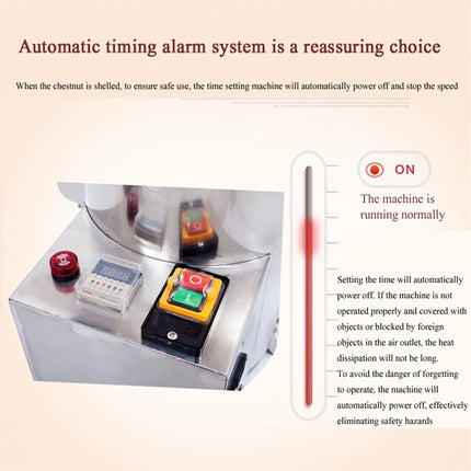 Electric Peelers Stripping Machine Almond Hazelnut Peeler Chestnut Shelling Machine Peeled Machine For 220V/50HZ 380W