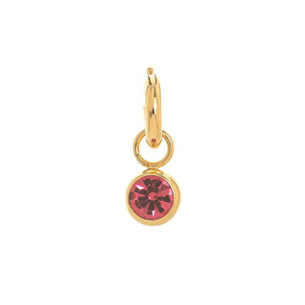 Minimalist Twelve Birthday Stone Light Luxury High Praise Palm Moon Tai Chi Planet Pendant Gold Plated Color Preserved