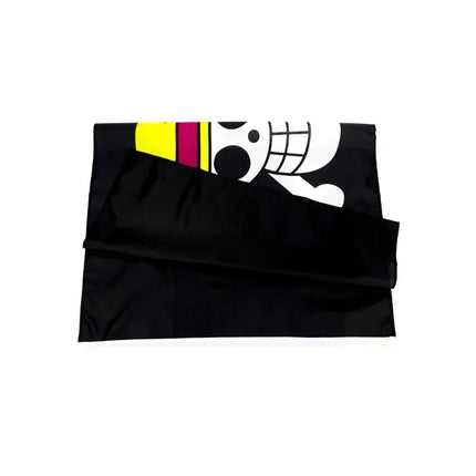 One Piece 90*150CM Polyester Pirate Monkey D.Luffy Skull Flag One Piece straw hat pirates Trumpet banner flag