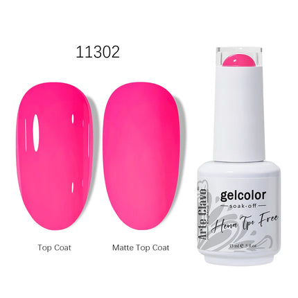 Arte Clavo HEMA TPO FREE Gel Nail Polish 15ML Long Lasting For Manicure Semi Permanent Nail Art UV LED Gel Varnish Nail Supplies