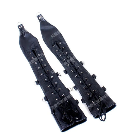 Black PU Leather Arm Restraint Sex Bondage BDSM Arm Binder Restraint Slave Role Play Kit Armbinders Erotic Adults Game Sex Toys