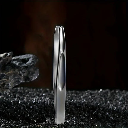 1pc Premium Round Head Tweezers for Eyebrow & Facial Hair Removal Seamless Clips, Short Hair Precision Easy Combing for Eyebrows