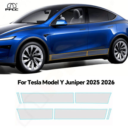 Headlight Rearview Film For Tesla Model Y Juniper 2025 2026 Pre-cut PPF Door Handles TPU Protection Film Clear Bra Anti-scratch