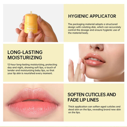 Honey Lip Balm Moisturizing Lip Mask Nourishing Anti-wrinkle Anti-cracking Unisex Lip Care Makeup Lip Lines Exfoliating