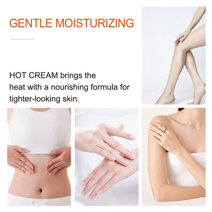 Hot Firming Lotion Sweat Enhancer - Skin Tightening Cream for Stomach Fat and Cellulite - Sweat Cream for Pre and Post Workout