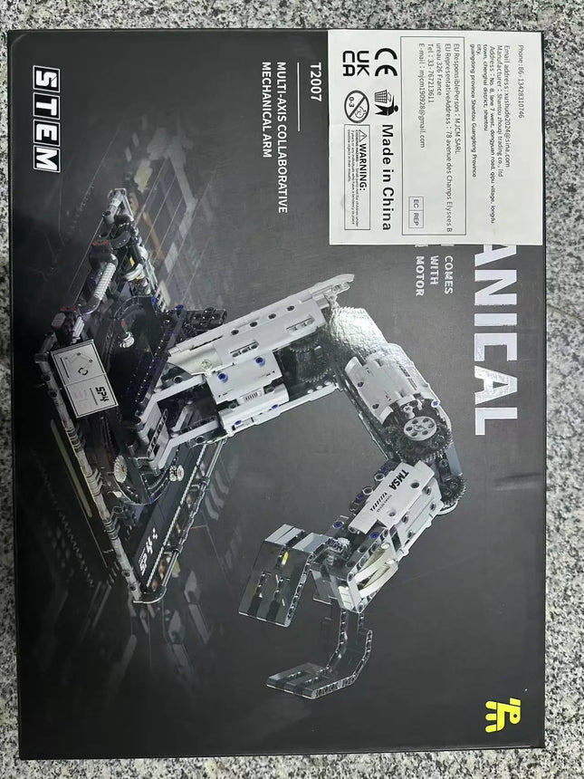 In-stock Electric Technology Programming Robot Arm Building Blocks Assembly Model Toy Boys' Christmas Gift Set