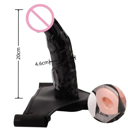 Hollow Penis Lengthen Sleeve Strapon Dildo Pants Harness Belt Men Strap On Dildo Panties Wearable for Man Sex Toys For Woman Gay