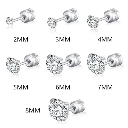 ‌2025 New Gold Color Stainless Steel Boho Zircon Stud Earrings Hypoallergenic Light Luxury Jewelry for Women, for Daily & Party
