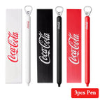 Coco Cola 3pcs Pen / black
