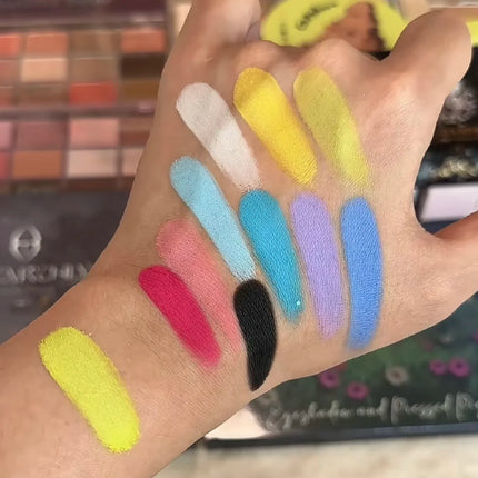 Chameleon Eyeshadow Powder Monochrome Matte Shimmer Metallic Glitter Gothic High Gloss High Colors Fine Flash lasting Eye Makeup