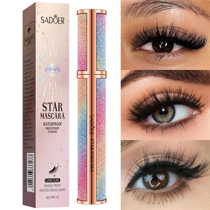Waterproof Mascara Eyelashes Lengthening Long Lasting Silky Lash Black Eyelashes Extension Make Up Beauty Eye Korean Cosmetic