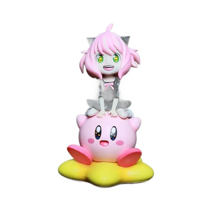 Spy×Family Anya Forger 19cm Anime Action Figure Pvc Collectible Desk Decoration Kirby Figurine Custom Toy Gift For Birthday