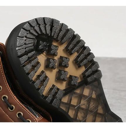Women Boots Genuine Leather Platform Boots Motorcycle Shoes Front Zipper Optical Soles Fashion Sexy Punk Luxury Men Winter Boots