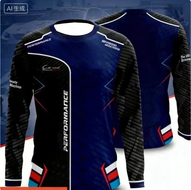 For BMW Motorrad Long Sleeve Tops Men Women Clothing Motorcycle Mountain Bike Jersey Breathable Quick Dry Downhill Flexible Tops