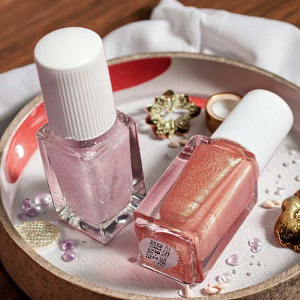 D19 Love Aurora 2-Bottle Set Nail Polish No-Bake Quick-Dry Long-Lasting Peelable Water-Based Triple Color Nail Polish