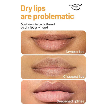 6PCs Natural Fresh Fruit Lip Balm Set Winter Moisturizing Lip Oil Long-Lasting Glossy Nourishing Lipstick Dry Lip Care Makeup