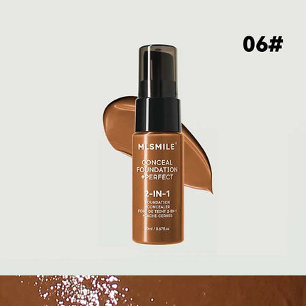 Face Foundation Cream Waterproof Long-Lasting Oil-Control Matte BB Cream Concealer Liquid Full Coverage Base Professional Makeup