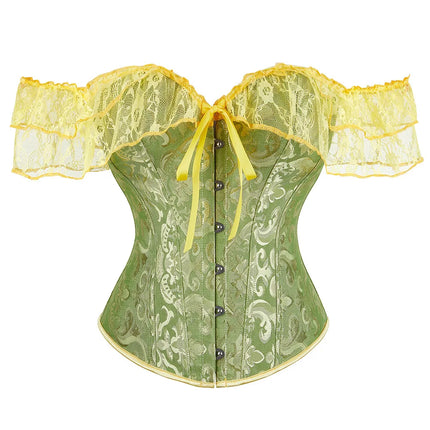 Lace Corset Top Women Shapewear Fajas Waist Trainer Slimming Lingerie Blouses Body Shaper Woman Corsets Sexy Outwear Shaping Tops
