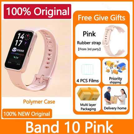 2025 New Original Huawei Band 10 Smartwatch,Compatible with IOS & Android,Sleep Tracking,Health monitor,14 days battery life,