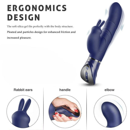 Women Dildo Rabbit Vibrator Powerful Vibration Clit G-spot Vaginal Nipple Stimulator Massager Female Orgasm Masturbator Sex Toys