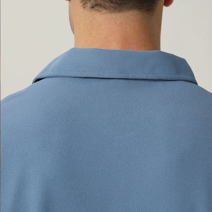 Men's Casual V-neck T-shirt Short Sleeved Summer Men's Comfortable Breathable Regular Fit Case Golf Polo Shirt Polo Collar