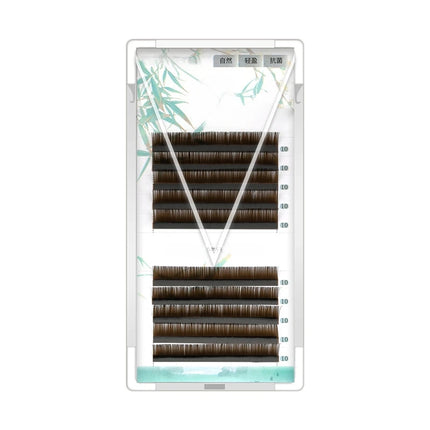 Brown Camellia Lashes Adhesive-Free LC Curl Camellia Brown Lashes Loose Base Camellia Lashes ресницы для наращи