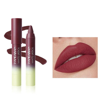 Lipliner Lip Liner Waterproof 8 Color Matte Crayon High Color Rendering Waterproof Cup Free Lipstick Tubular Lipliner Lasting