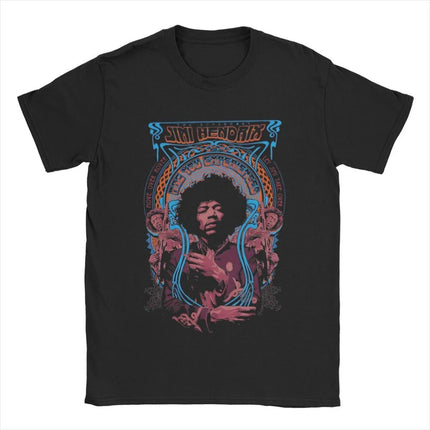 Jimi Hendrix 2026 New Bestseller Men's Women Y2k Rock Album Graphic Hawaiian Hiphop Style Shirt Women Summer T-Shirt