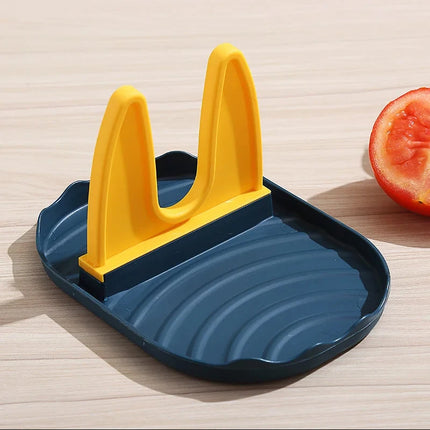 Household Plastic Pot Lid Rack Multi-Functional Pot and Spatula Rack Kitchen Storage Rack Stove Storage Rack