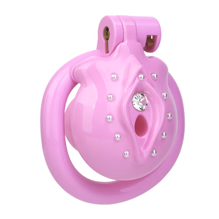 ANOSX Resin Penis Cages Crystal Inlaid Male Chastity Cage Multi-colors Cock Cages With Chastity Belt Imitation Clitoris Sex Toys