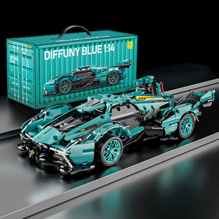 Building Blocks Roadster Technology 1:14 Racing Roadster building blocks Assembly brick vehicle toy gift for boys