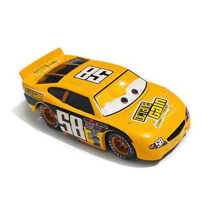 Disney Cars Electroplated Golden Racing Car 1/55 Metal Die Casting Model Alloy Material Anime Figure Kids Toys Birthday Gifts