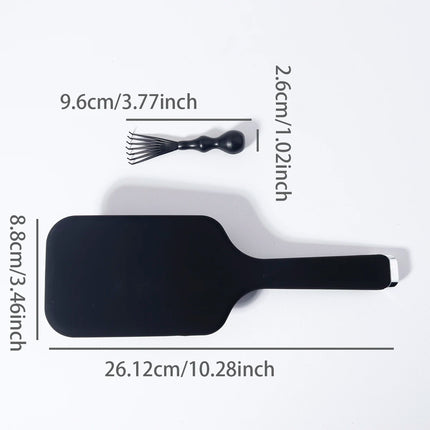Luxury air cushion comb, head massage and styling - durable nylon bristles with a small claw, special for real hair wigs