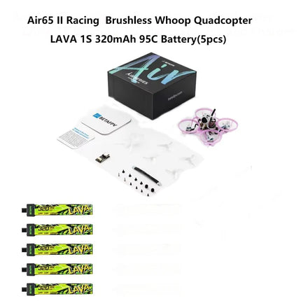 BETAFPV Air65 II Matrix FC 5in1 V2 Brushless Whoop Quadcopter For LAVA 1S II 320mAh Battery/Champion/Racing/Freestyle Drone NEW