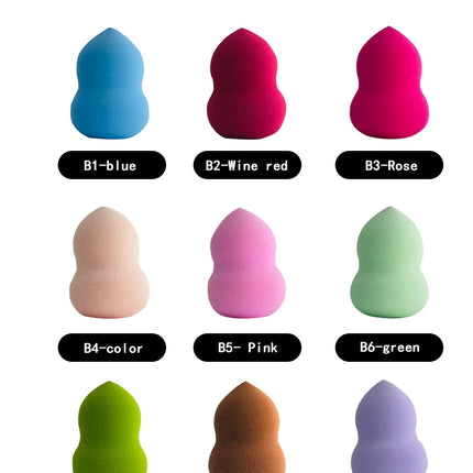 1Pc Cosmetic Puff Powder Smooth Women's Makeup Foundation Sponge Beauty Make Up Tools & Accessories Water Drop Blending Shape