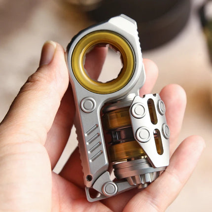 Tuning Fork Stress Relief Toy EDC Stainless Steel Fingertip Spinner ADHD Anxiety Stress Toys Office Stress Relief Toys For Adult