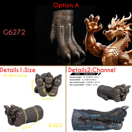 SHAZ Fantasy Monster Foot Male Masturbator Single Channel Pocket Pussy Realistic Animal Vagina Stroker Onahole Adult Sex Toy 18+
