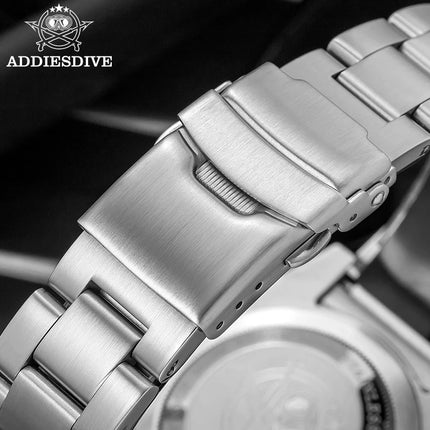 ADDIESDIVE Men's Watch Quartz Stainless Steel Diving Watch 200M Super Luminous Luxury Watch reloj hombre NEW Watch Reloj hombre
