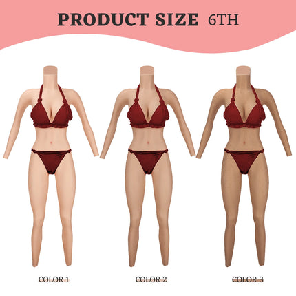 CYOMI Fake Boob Silicone Bodysuit Breast Forms Fake Vagina For Transgender Sissy Drag Queen Male Crossdresser Cosplay C/D/E Cup
