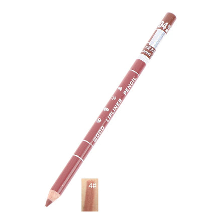 1pc Professional Wood Lip liner Waterproof Lady Charming Lip Liner Soft Pencil Makeup Women's Long Lasting Cosmetic Tool 28Color