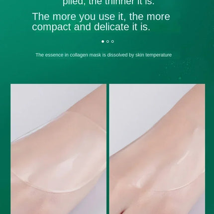 Tiktok Hot Sale Seaweed Collagen Filling Crystal Mask Replenishing Fruit Jelly Skin Transparent Mask Skin Care Masque