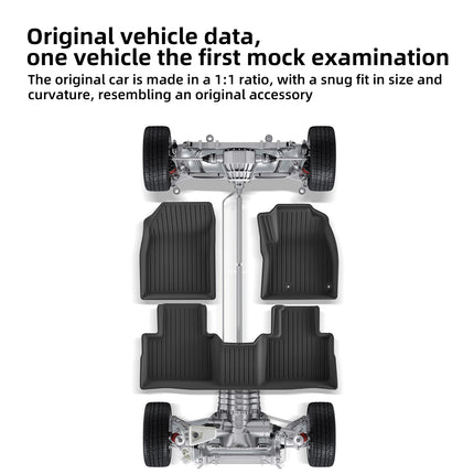 for Mitsubishi Outlander 2023-2024 Car Floor Mats Car Accessories Cargo Liner Trunk Mat Protection Pad Only Fit Right-Hand Drive