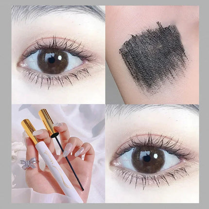Merssitin Waterproof Mascara Slender Long Curly Mascara Does Not Smudge Blue Mascara Waterproof Mascara Sexy Clear Mascara