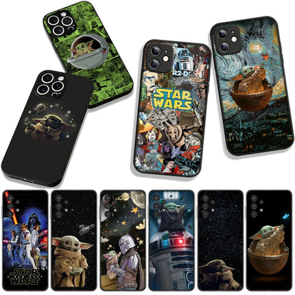 Cover for Samsung Galaxy A36 A17 A26 A07 A35 A54 A53 A13 A33 A34 S8 S9 S20 S21 FE S10 Plus Phone Case Stars Wars baby Yoda