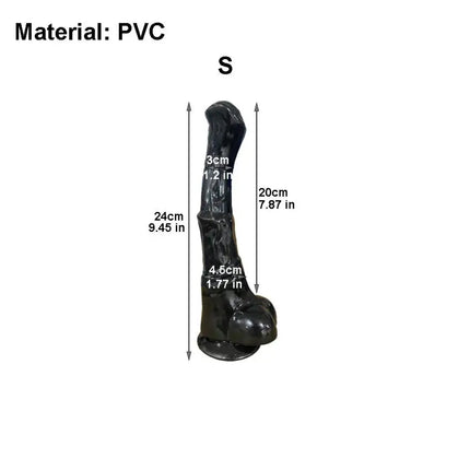 Huge Horse Dildos With Suction Cup Monster Penis Butt Plug Soft Anal Toys Masturbator Supplies Lesbian Buttplug Gay Sex Tools 18