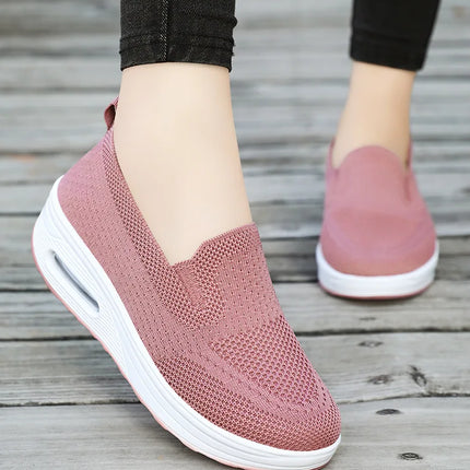 Sports Women's Spring Sneakers New Mesh Breathable Lightweight Casual Walking Women Shoes Breathable Shoes Zapatos De Mujer