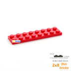80pcs red