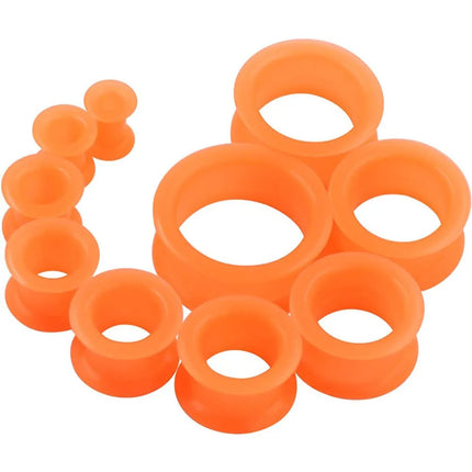 1Pair 3-48mm Silicone Ear Plugs and Tunnels Piercing Expander Piercing Tunnel Ear Tunnels Stretchers Ear Plug Ear Gauges